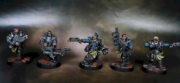 Necromunda Orlock gang by raivan