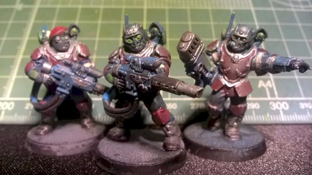 My first painted miniatures. What do you think by minidude