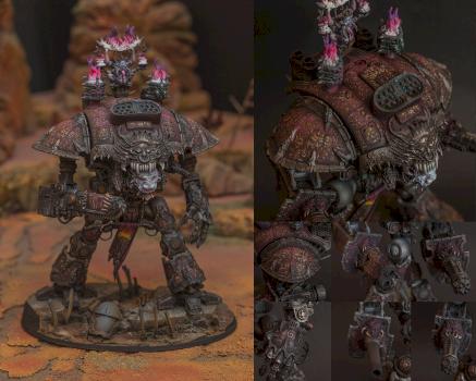 Word Bearers Chaos Renegade Knight by Flasher