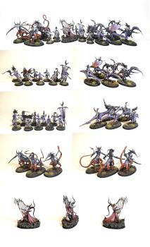 Slaanesh Host (Wrath and Rapture) by Kamenina