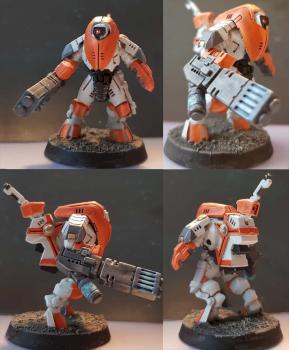 XV25 T'au Battlesuit Commander by Egge