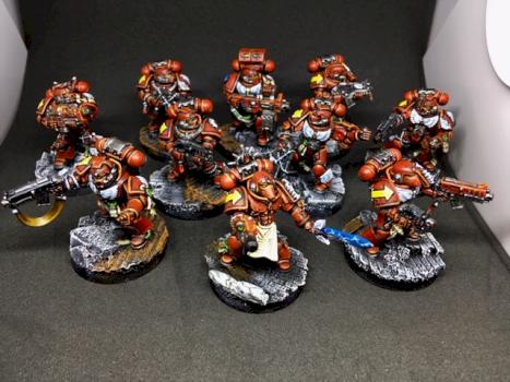 BLOOD ANGELS TACTICAL SQUAD Warhammer 40k by juanlurockerman