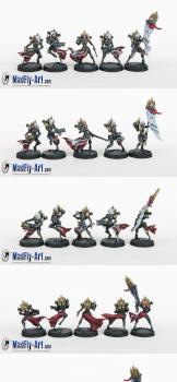 Exemplar Sisters Command Group by MadFlyArtStudio