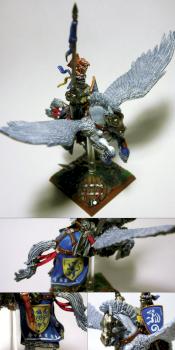Brettonian Pegasus Knight by thatguyjames