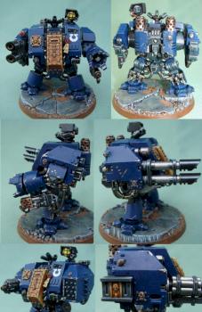 Space Marine Dreadnought by farseer oliver