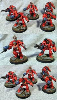Space Marine Terminator Squad 2 by HotLavaPainting