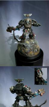 Space marine Terminator Chaplain by black dagger