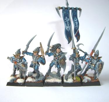 Lanciers elfes noirs by Theloc