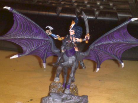 Dark Elf Sorceress by Santafu