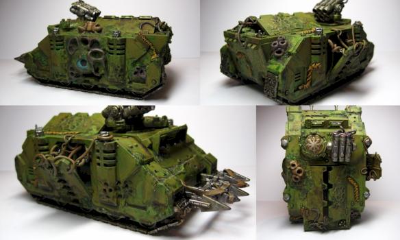 Rhino nurgle by Pintores del Caos
