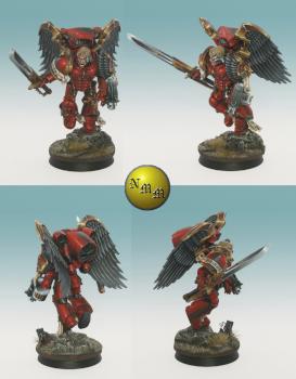 Blood Angel Sanguinary Guard by nels0nmac
