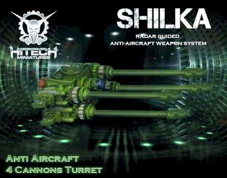4 Cannons Turret by hitechminiatures