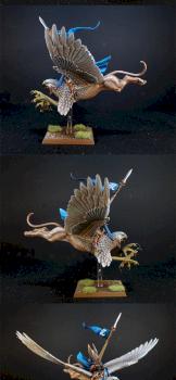 High Elves Prince On Griffon by TheMiniatureWorkshop