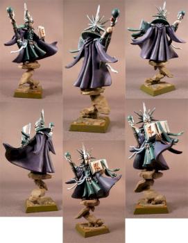 High elf Lore of death mage by Abelbabel