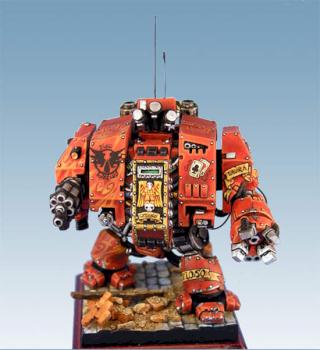 Blood angels dreadnought Furioso by JJmetropol
