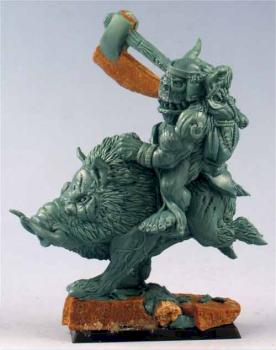 Boar and Orc with his happy meal by Scibor by Scibor