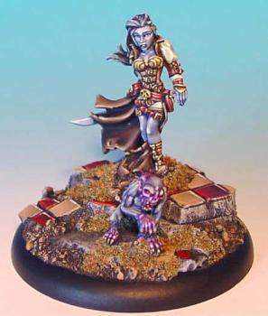 Terezinya and Familiar on sculpted base by Wappellious