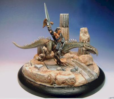 elf dragon rider by fix