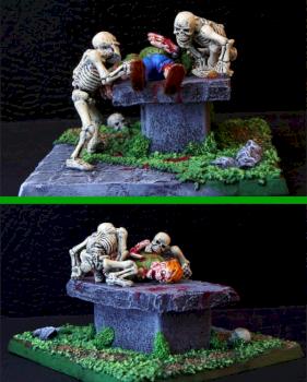 altar and skeletons by jjcrespo