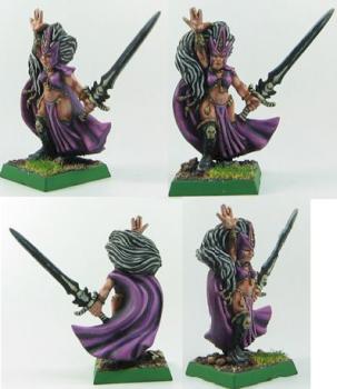 Old GW Dark Elf Sorceress by golgfag