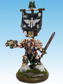 Captain of the Dark angels in Terminator armor by UkkoLOurs
