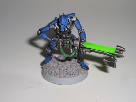 Necron Warrior by elusiveintrovert