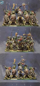 CONVERTED ORC BOAR BOYZ WITH COMMAND (10MINIS) by midgardmodels
