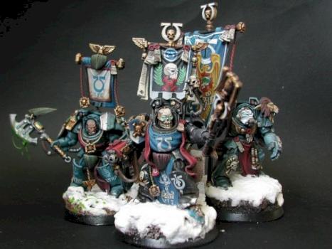 ultramarine terminator command squad by RAFF