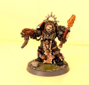 Black Templars Terminator Chaplain by the king of pizza