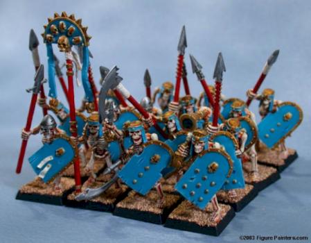 Tomb Kings Skelleton unit by Menelker