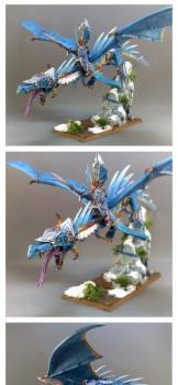 High Elves Lord On Dragon (Better Pic) by darkstudios