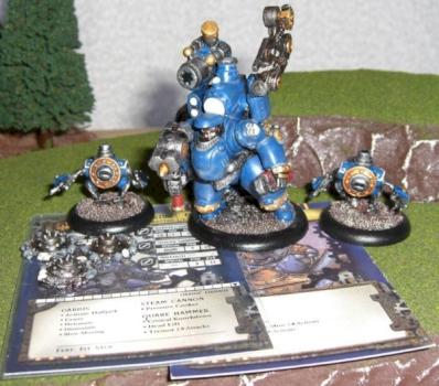 Captain Darus - Cygnar Warcaster by vonbloodbath