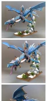 High Elves Lord On Dragon by darkstudios