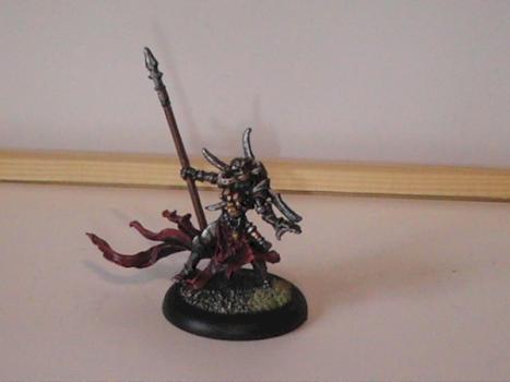 Warwitch Deneghra - Cryx Warcaster by vonbloodbath