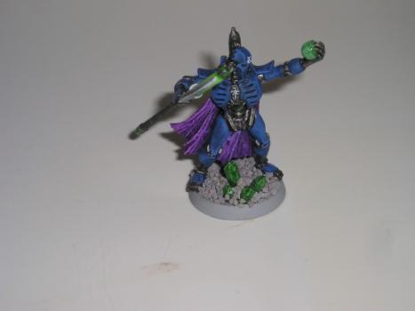 Another Necron Lord by elusiveintrovert