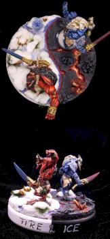 Ying & Yang / Fire & Ice by Serafin
