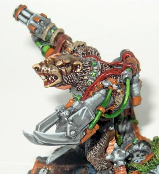Games Workshop WHFB Skaven Rat Ogre (highly converted) by Middle Pillar Path