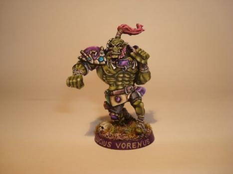 Blood Bowl Ork Starplayer by maxthebigboss