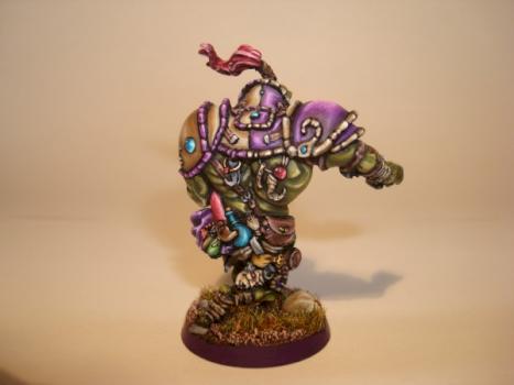 Blood Bowl Ork Starplayer by maxthebigboss