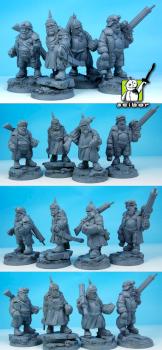 Steampunk Prussian Schutzen Ogrunens Sturmgruppe by Scibor