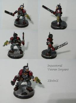 Inquisitorial Veteran Sergeant by XenophobicMinatures
