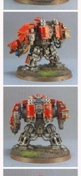 Blood Angels Dreadnought (Collage) by darkstudios