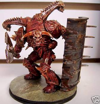 Deamon Prince w/ conveted tower shield by deadredspartan