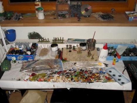 My Desk by gelaendeguru