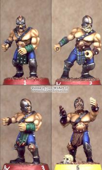 BloodBowl: 4 Norse players by Vulture