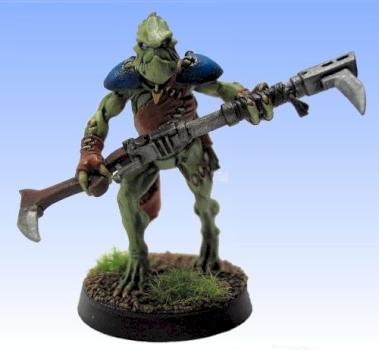 Kroot wrrior by mazgier