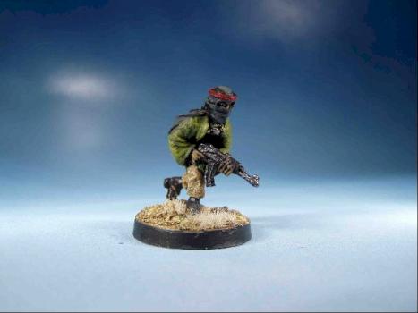 Al-Qaeda Commando w/AK-74 by Swollen Ostrich