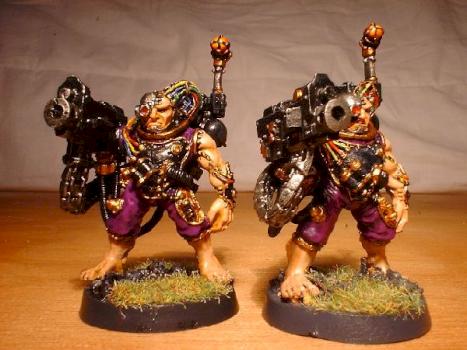 Gun Servitors Styx and Pyre by binary