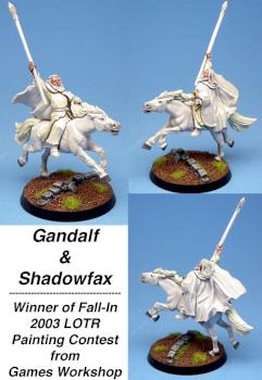 Gandalf the White on Shadowfax by Paint Kitty