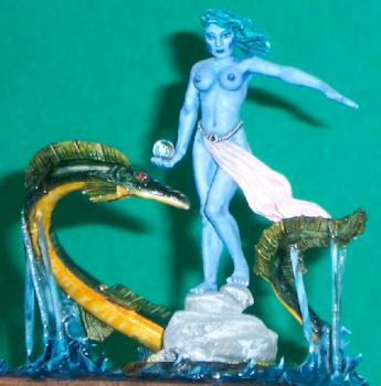 Sea Nymph W/Dragon by Nailpainter2003